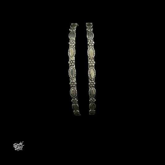 Silver Bangles Pair-1