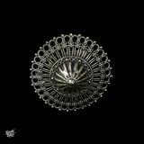 Silver Flower Jaali Ring - MH1587