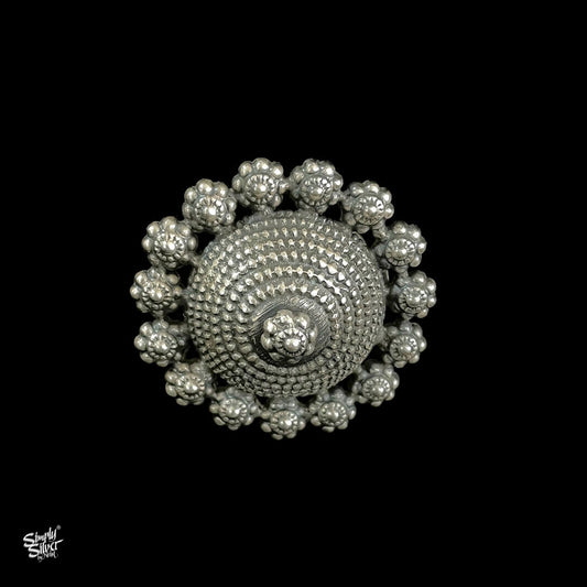 Silver Flower Ring - MH2026