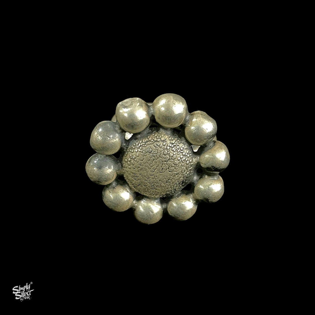 Silver Flower Ring - MH2031