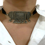Silver Statement Choker - MH2101