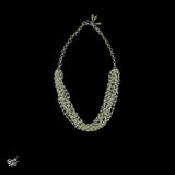 Elegant Pearl Strings Statement Necklace - MH2264