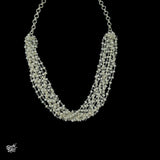 Elegant Pearl Strings Statement Necklace - MH2264