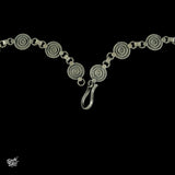 Statement Silver Chaand Necklace - MH2297