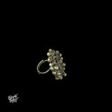 Red Stone & Ghungroos Ring - MH2483