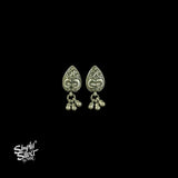 Silver Flower Choker & Earrings Set - MH2688