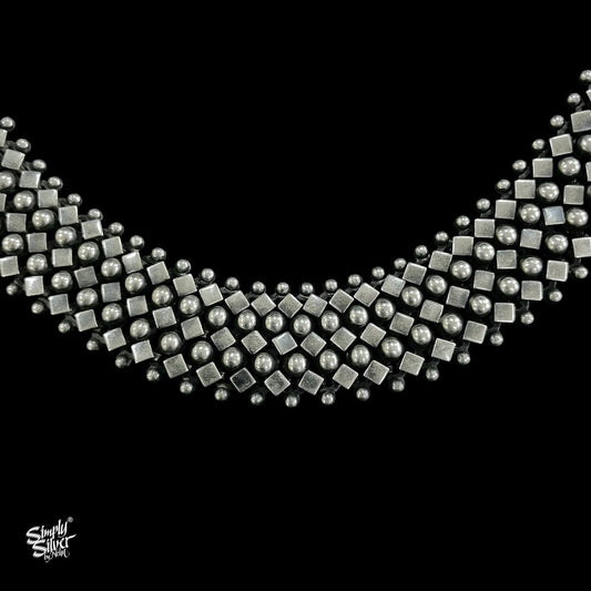 Statement Silver Necklace - MH2733