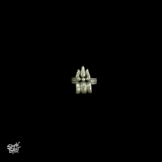 Silver Trishul Ring - MH2749