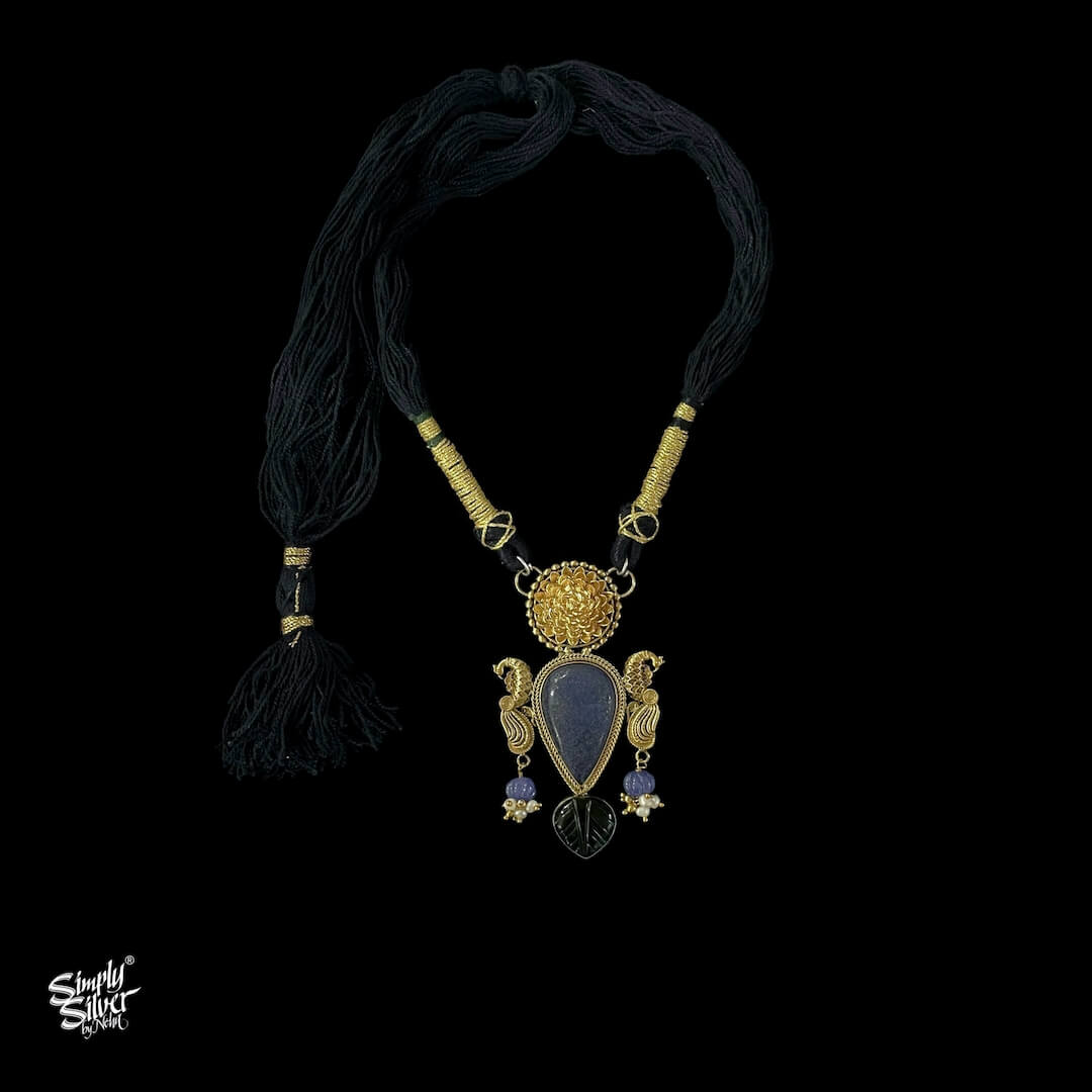 Dual Tone Kundan, Pearls & Stone Fusion  - MH2798