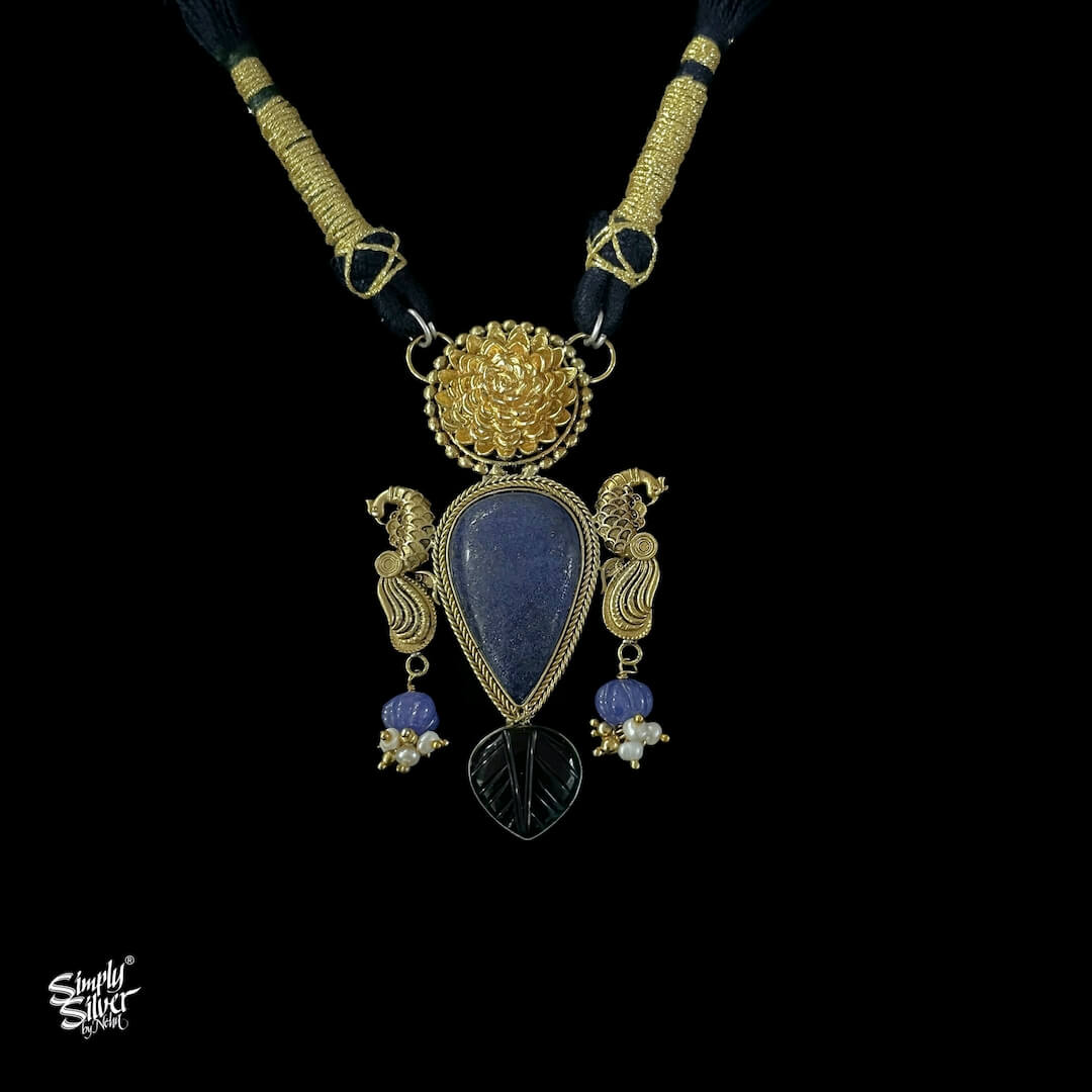 Dual Tone Kundan, Pearls & Stone Fusion  - MH2798