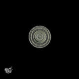 Big Silver Jaali Flower Ring - MH2929