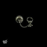 Silver Chand Double Ring - MH2942