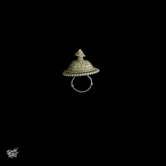 Conical Design Silver Ring - MH3549