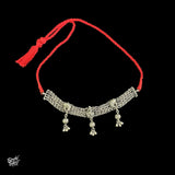 Statement Silver Krishan Jee  Choker - MH3746