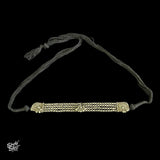 Statement Tribal Silver Chain Choker with Peacocks & Ghungroos - MH3791