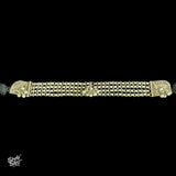 Statement Tribal Silver Chain Choker with Peacocks & Ghungroos - MH3791