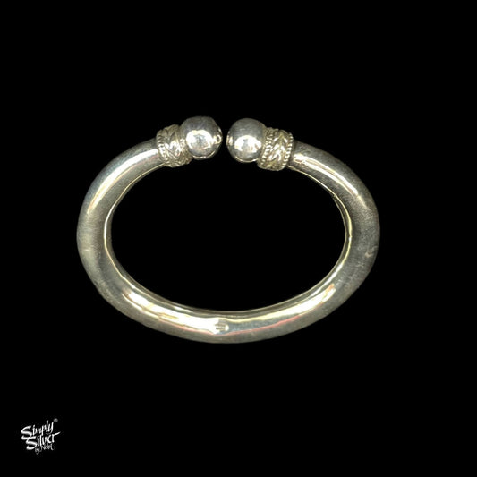 Statement Open Silver Designer Kada  - MH3835