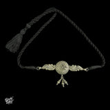 Statement Silver Peacock Choker With Ghungroos - MH4096