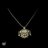 Silver Chain with Ghungroos Pendant - MH4402