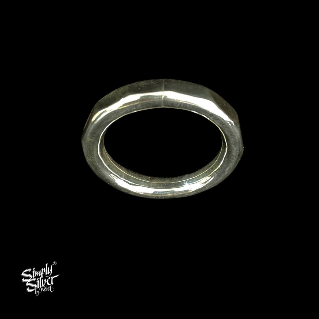 Silver Statement Openable Designer Kada - MH4490