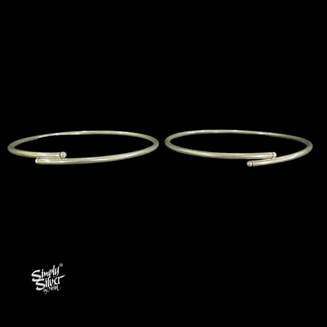 Silver Anklet Pair - MH5477