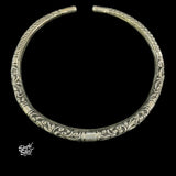 Silver Statement Floral Hasli - MH5668