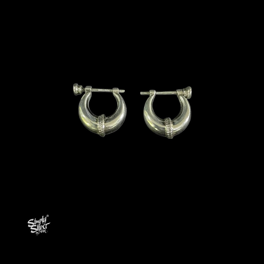 Silver Bali with Pink Stone-1