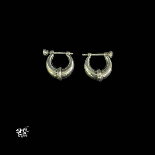 Silver Bali with Pink Stone-1