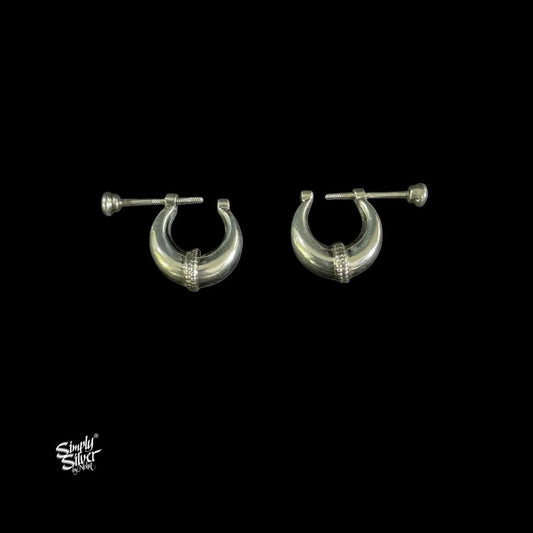 Silver Bali with Pink Stone-2