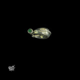 Silver Bali with Green Stone-3