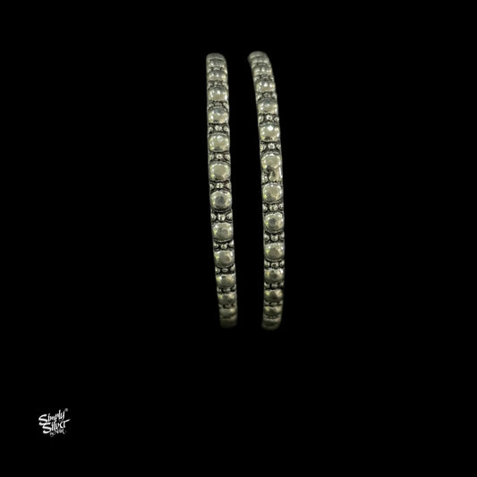 Silver Bangles Pair-1