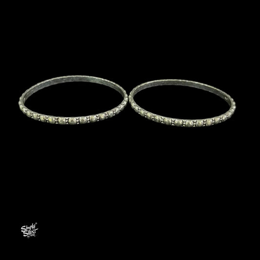 Silver Bangles Pair-2