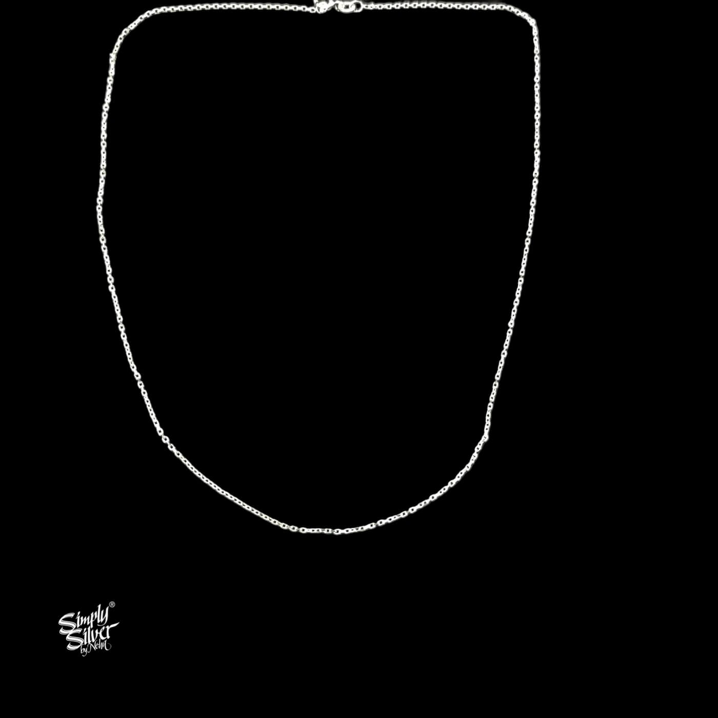 Silver Designer Chain Necklace-1