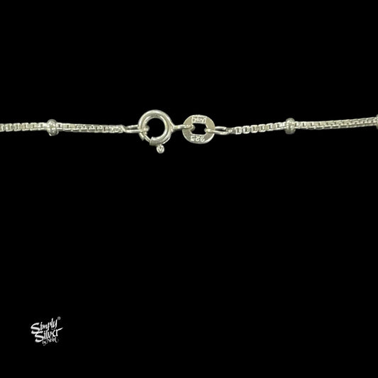 Silver Designer Chain Necklace-2
