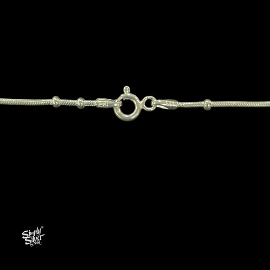 Silver Designer Chain Necklace-2