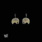 Small Silver Elephant Hooks-1