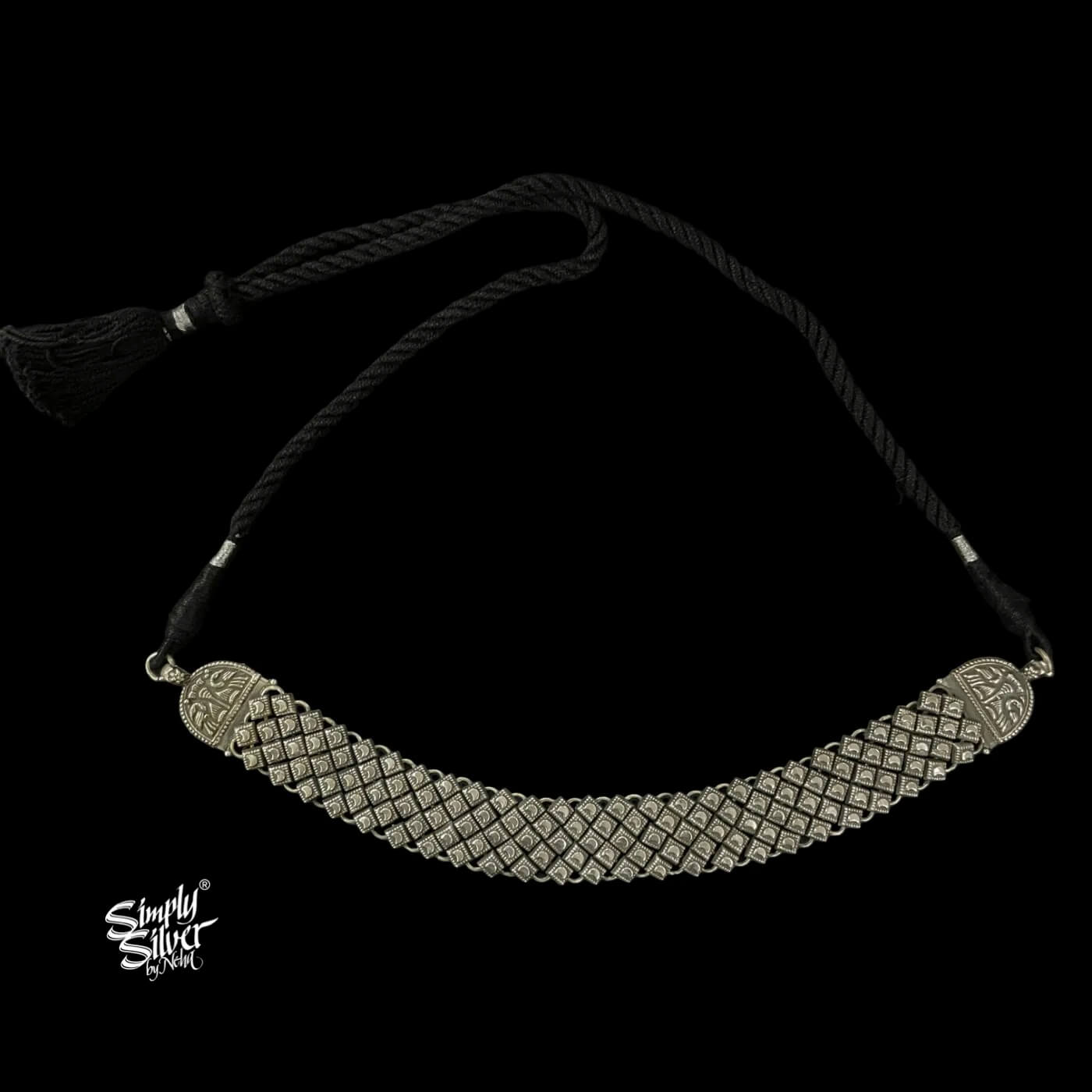 Silver Statement Chatai Choker-1