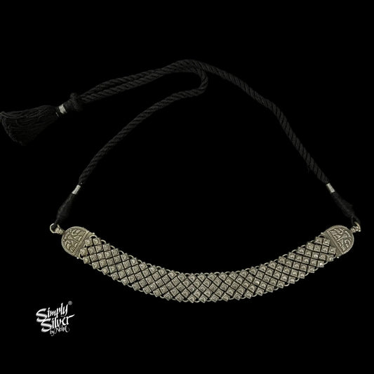 Silver Statement Chatai Choker-1