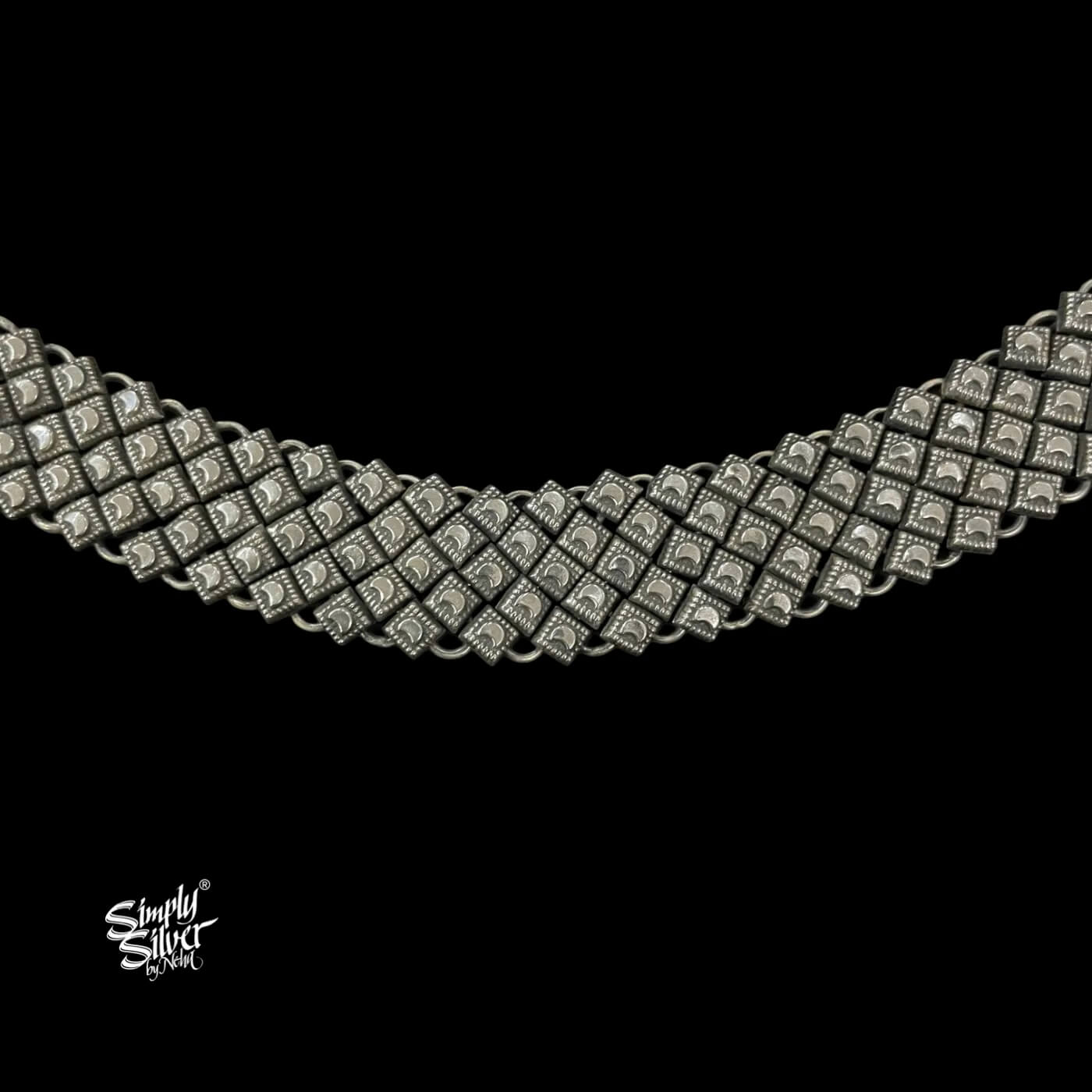 Silver Statement Chatai Choker-2
