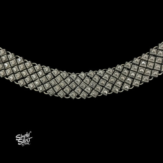 Silver Statement Chatai Choker-2