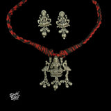 Goddess Laxmi Ji Pendant with Earrings set - MH5825