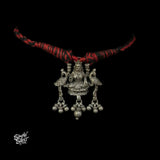 Goddess Laxmi Ji Pendant with Earrings set - MH5825