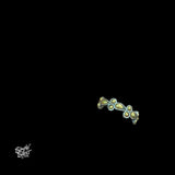 Silver Gold Plated Embossed Ring - MH5852