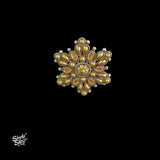 Bandhel Silver Dual Tone Flower Ring - MH5889