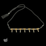 Bandhel Silver Dual Tone Flower & Ghungroos Choker - MH5890