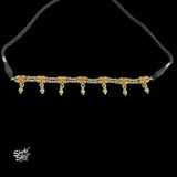 Bandhel Silver Dual Tone Flower & Ghungroos Choker - MH5890