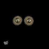 Gold Polish Silver Studs - MH5906