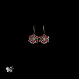 Pink Stone Flower Hooks - MH5920