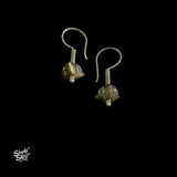 Silver Hooks with Copper & Silver Fusion Bead - MH5922