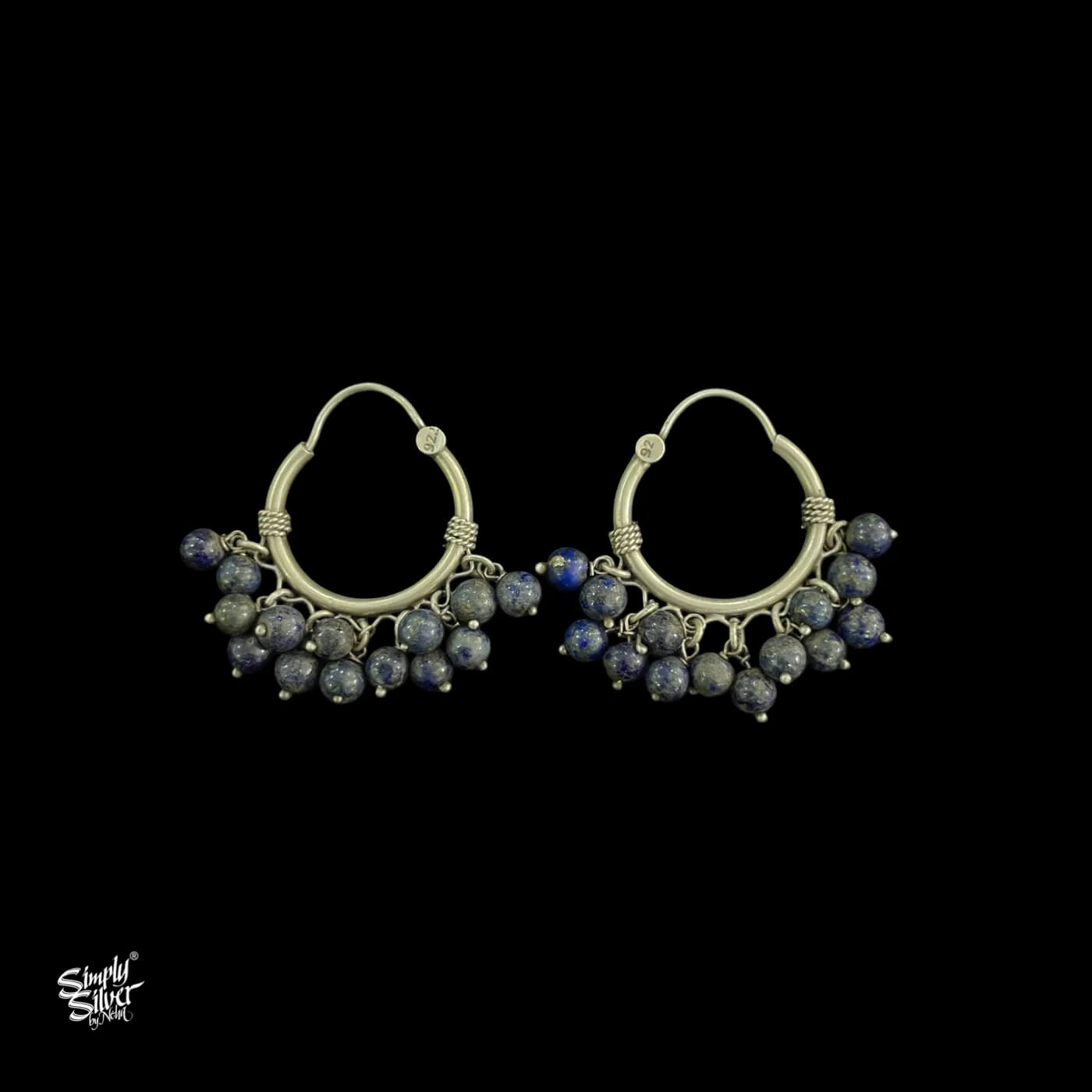 Silver Bali with Blue Stone - MH5952